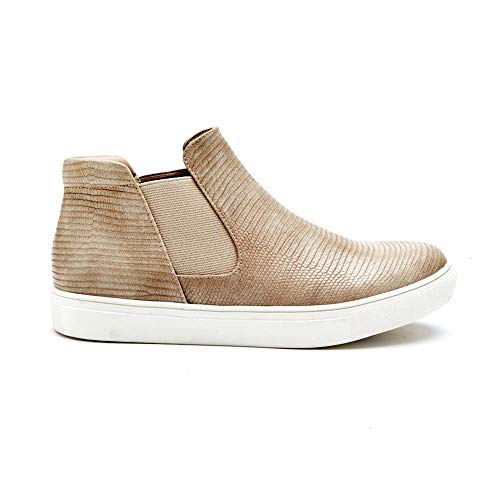 Matisse Harlan Taupe Lizard Girl Sneakers (2)