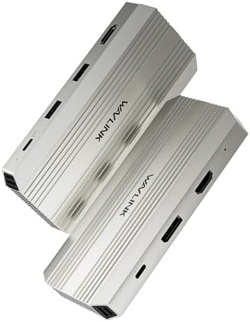 WAVLINK Video Capture Card, 4K HDMI Capture Card for Streaming, 4k@30Hz Capture& Loop-Out, Single 4K@144Hz Display, 100W PD, Compatible with PS5/Xbox/Switch, OBS, Windows/Mac