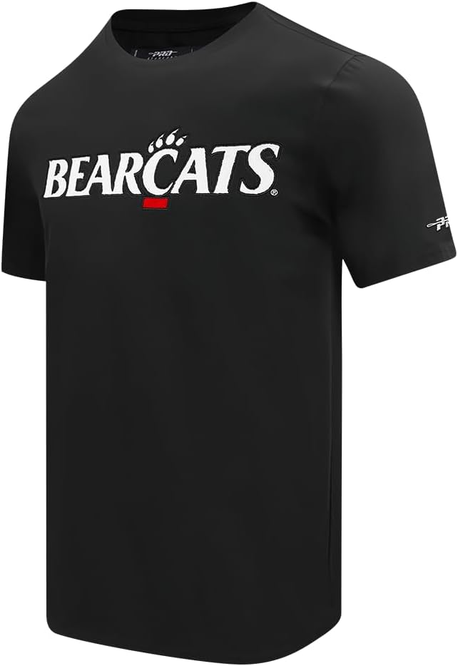 Pro Standard Mens University of Cincinnati Classic Chenille Short Sleeve Tee Black M - Image 3