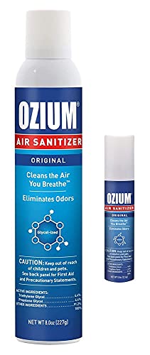 Ozium 8oz & 0.8oz Combo Pack