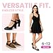 Hidey Style Premium Black Austrian Crystal Socks for Women (1 Pair), Stylish Anklet for Women - Breathable Women’s Socks
