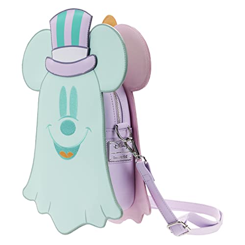 Loungefly Disney Pastel Ghost Mickey and Minnie Mouse Glow Crossbody Bag3