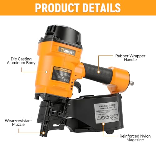Hoteche Industrial Coil Siding Nailer