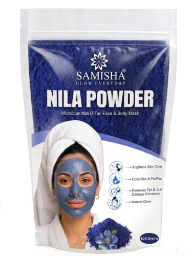 Image of Moroccan Nila Powder for Face & Skin Care | Natural Neela Powder Morocco for Face