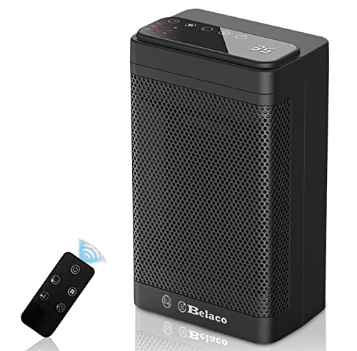 Belaco New Space Heater, Electric Heater, 12hrs Timer, Remote Control, Oscillation, Ceramic Fan...