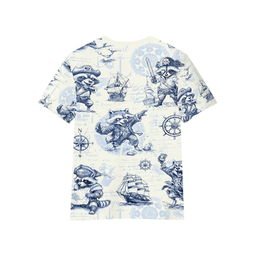 DFZ Boy’s and Toddler Boys Funny Cosplay T-Shirt Novelty Printed Short Sleeve for 4-14 Years Crewneck Casual Tops Unisex4