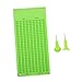 Beavorty 1 Set Blind Writing Fingerboard Row Cell Writing Plate with Stylus Pens for Visually Impaired Durable and Easy to Use for Blind Individuals