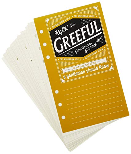 Greeful 642154 Personal Organizer Refill, S, Grid Ruled #TOP18