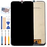 for WIKO Ride 3 Screen Replacement for WIKO Ride 3 U614AS Display LCD Digitizer Touch Screen Assembly Full Repair Parts Kit with Tools (Black)