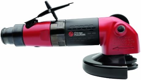 Chicago Pneumatic CP3450-12AB5 - Air Grinder Tool, Welder, Woodworking, Automotive Car Detailing, Stainless Steel Polisher, Right Angle Grinder, 1/4 Inch (6 mm), 1.09 HP / 810 W - 12000 RPM