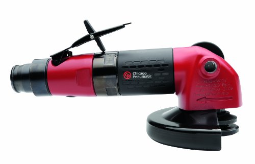 Chicago Pneumatic CP3450-12AB5 - Air Grinder Tool, Welder, Woodworking, Automotive Car Detailing, Stainless Steel Polisher, Right Angle Grinder, 1/4 Inch (6 mm), 1.09 HP / 810 W - 12000 RPM