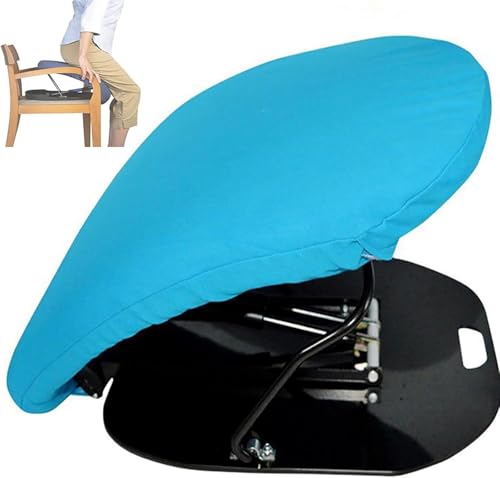 McbeAn Cojín De Asistencia para Levantar El Asiento, Asiento Elevador Portátil con Control Remoto, Capacidad De Carga De 90 Kg, Altura De Estiramiento De 10-24 Cm, Funcionamiento Suave