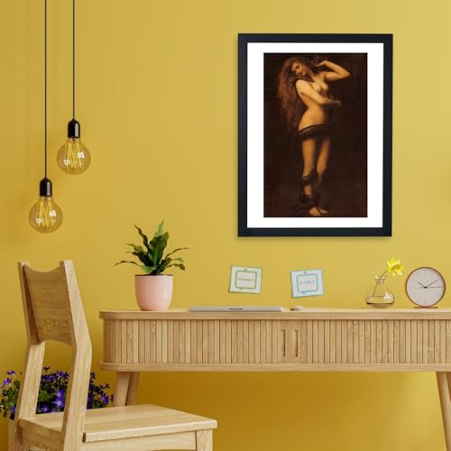 Grande affiche encadrée John Collier Lilith 1887 Spiffing Prints