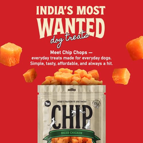 Image of Chip Chops Diced Chicken Dog Treats 250g | High Protein Dog Treats for Training & Rewards | Healthy Chicken Dog Snacks, Soft & Easily Digestible Treats for All Dog Breeds & Puppies