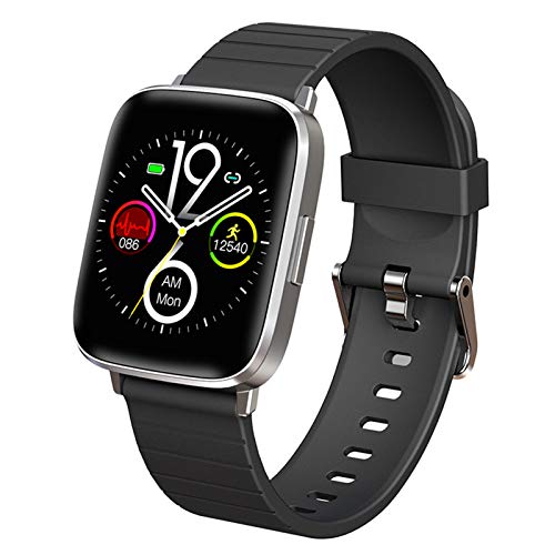 Smartwatch, 1.3" Touchscreen Bluetooth Armbanduhr für Ios Android, mit Blutdruckmessung Pulsuhr Schrittzähler Stoppuhr Fitness Smart Watch, IP68
