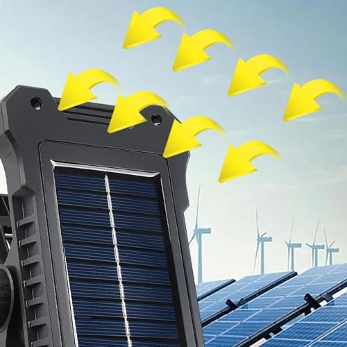 Luz solar de clip con sensor de movimiento foco de exterior para valla y garaje 7