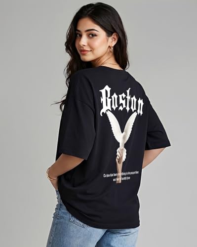 Image of AUSK Womens Cotton T-Shirts || Oversized T Shirts