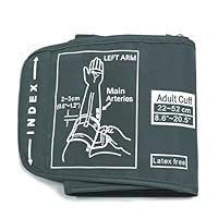 Blutdruckmanschette, Manschette Blutdruckmessgerät, XL-Ersatzmanschette Tragbare Blutdruckmessgeräte Kompatibel mit den Meisten Blutdruckmessgeräten(22-52cm)