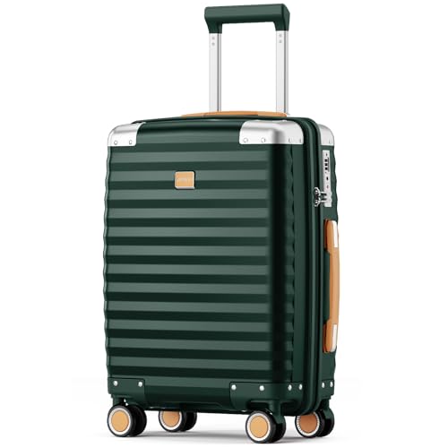 Joyway Bagagem de mão de 50 cm aprovada por companhias aéreas, Verde, 20 Inch, Bagagem de mão