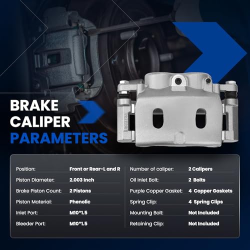 Image of Front Brake Caliper Assembly for Chevrolet Silverado Suburban