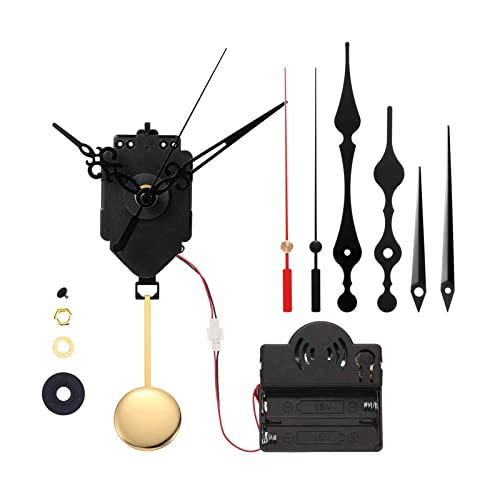 Image of Pendulum Clock Movement Mechanism Kits W / 3 Pairs Hands and Pendulum