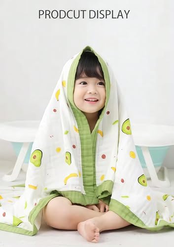 Image of Muslin Quilt Baby Blankets 43 * 43in, Neutral Toddler Cooton Swaddle Blanket, Soft Receiving Blankets for Unisex Baby Girl Boy,Cobijas para Bebe, Newborn Nuilt Crib
