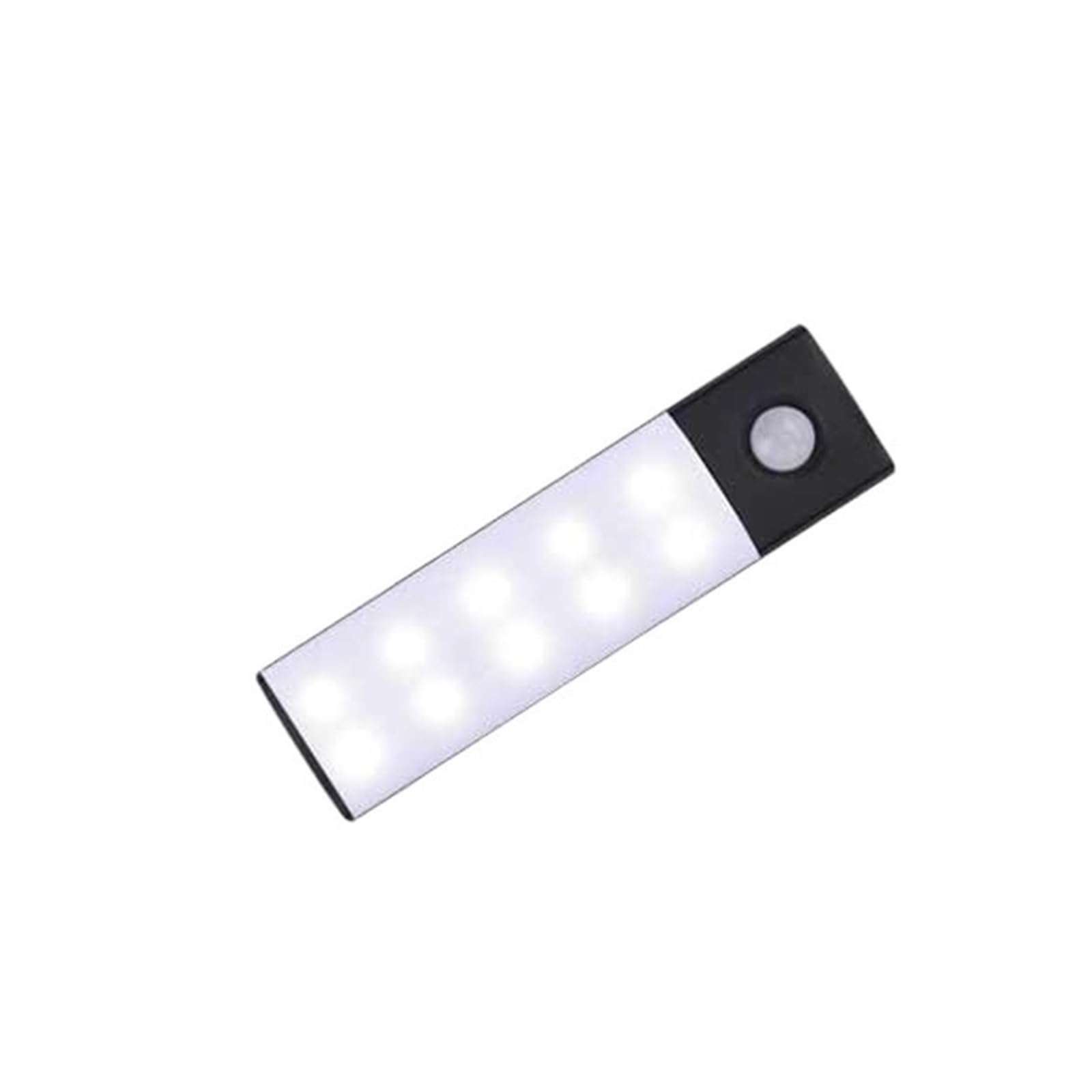 Luces Bajo Armario Luces De Luz Nocturna Con Sensor Movimiento LED, Tres Colores En Una Lámpara For Cocina, Armario, Dormitorio, Iluminación Interior(1.5T-Black-10CM)