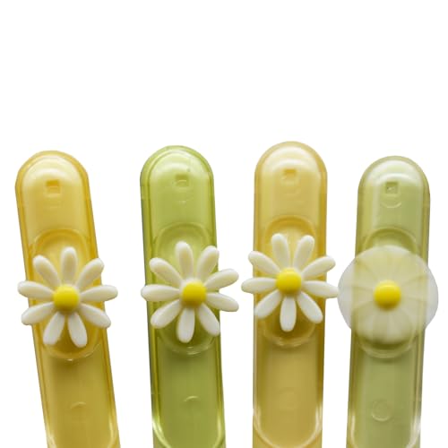 Set de 8 bolígrafos florales Daisy con tinta negra miniatura 6