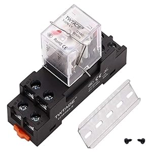 TWTADE Elektromagnetisches Relais YJ2N-LY-AC 12V