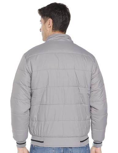 Image of Qube by Fort Collins Quilted Bomber Jacket for Men - Padded, Warm Winter Jacket for Casual Outerwear