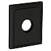 Baldwin R036190FD Satin Black Pair of 3.225" Height Square Rope Dummy Rosettes