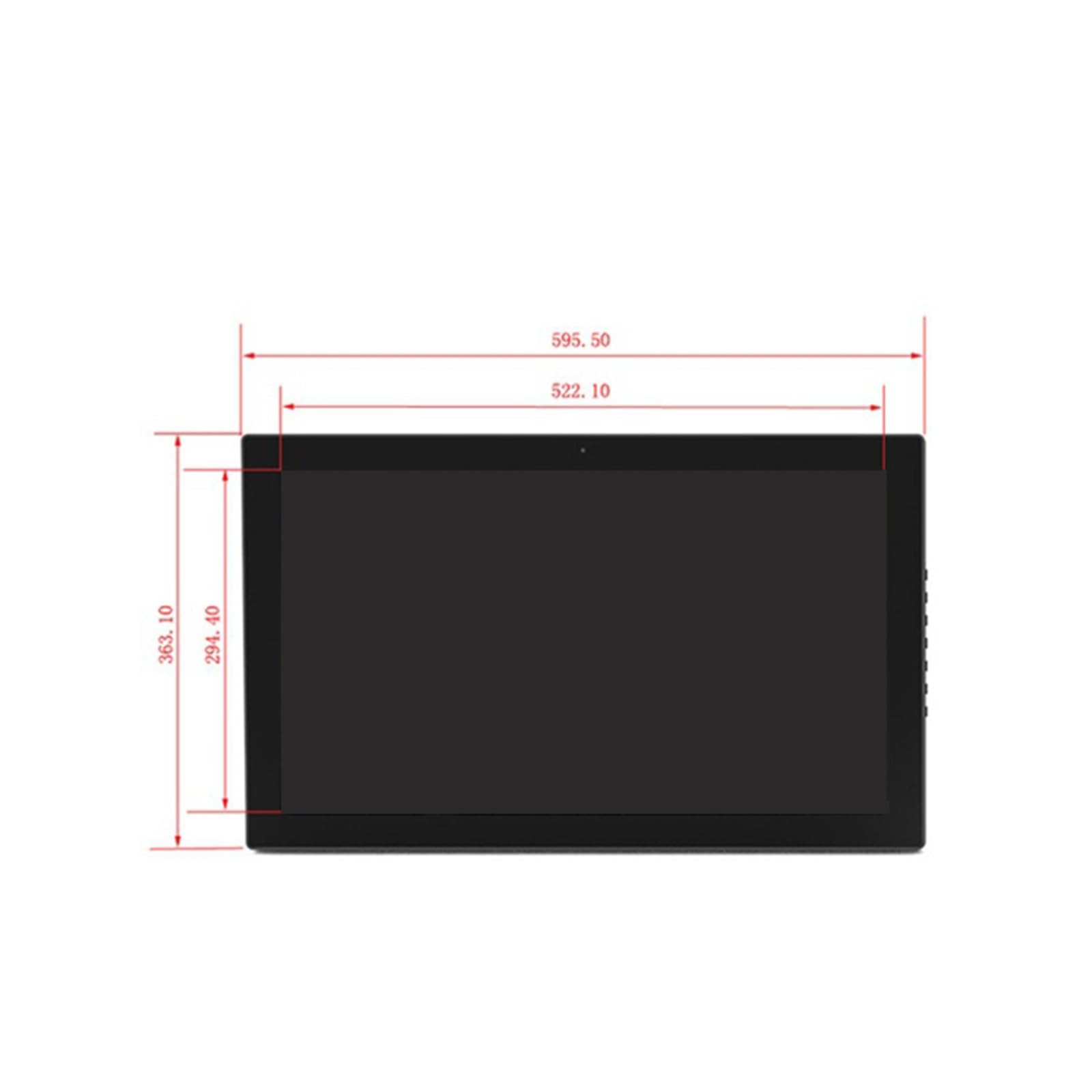 Digitaler Bilderrahmen, 24 Zoll, 1920 x 1080, Hochauflösendes 16:9 IPS-Display, Foto, Musik, Video, Digitales Fotoalbum, Kalender, Wecker, Automatischer Ein-/Aus-Timer (Color)