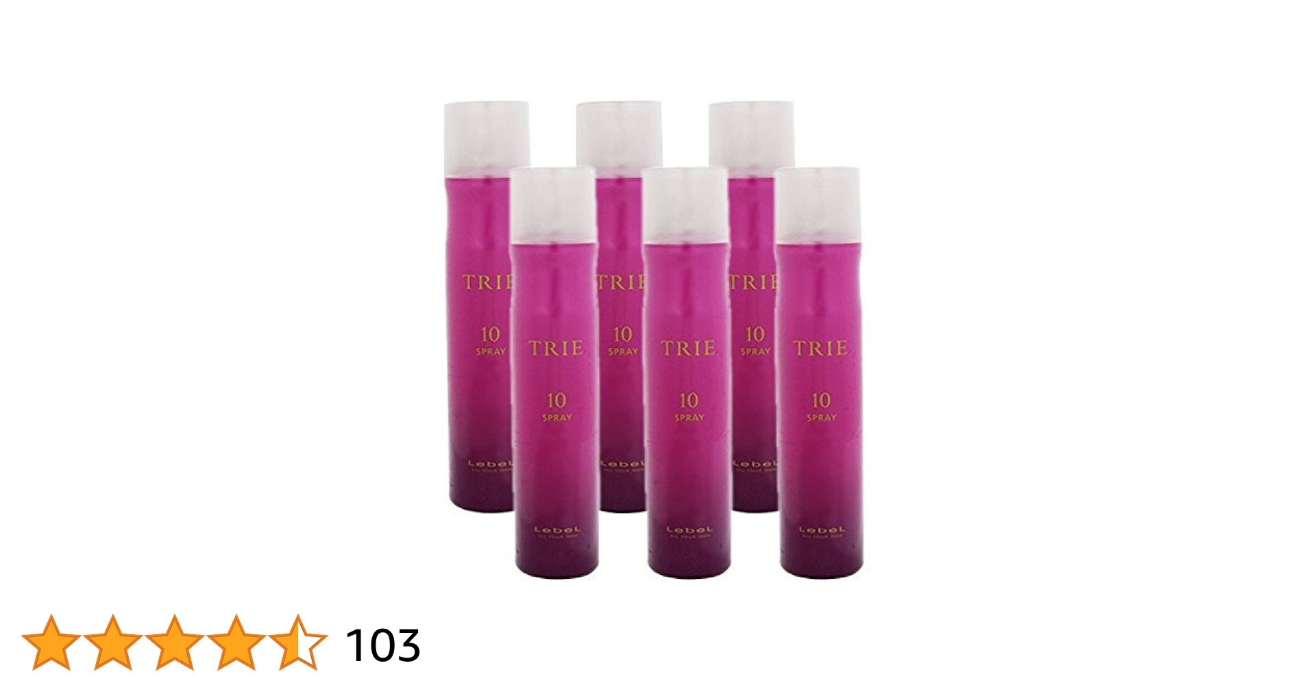 TRIE 10 SPRAY 6本セット LebeL 6本セット ルベル トリエ スプレー10 170g Lebel TRIE