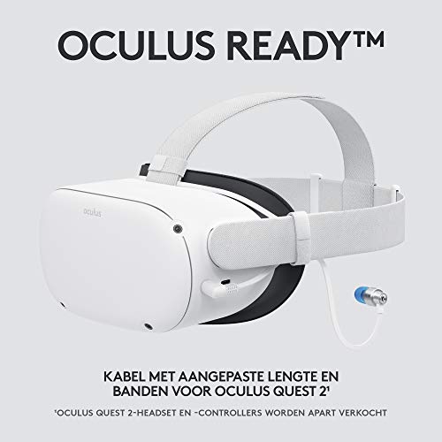 Logitech G333 VR Gaming Oordopjes voor Oculus Quest 2 - Op Maat Gemaakte Kabel en Straps, Dual-Driver Audio Ontworpen om… - Image 3