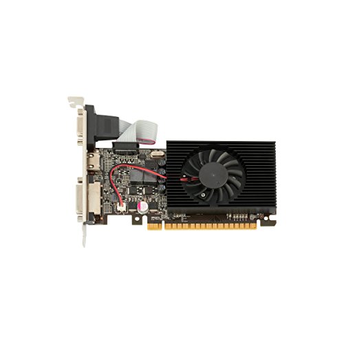 Image of Nextron Nvidia GeForce GT 730 4GB 64-Bit DDR3 PCI Express Graphic Card / PCI-E 2.0 / 4GB / DDR3 / 64 Bit / D-SUB(VGA) / DVI-D / HDMI / HDCP support / 192 Cuda Core / Direct X 12 / 3D Accelerator / Silent Cooling / Heat Sink with Fan