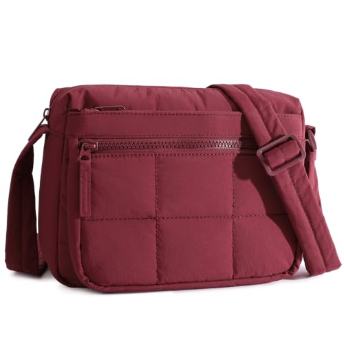Image of Nylon Crossbody Bag for Women, Lightweight Shoulder Travel Purse
