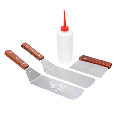 onlyfire Universal Stainless Steel Griddle for BBQ Grills with Removable Handles Replaces