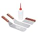 Onlyfire Multi-purpose Grill and Griddle Spatula Set Fits for Blackstone Grill, Camp Chef Flat Top Grill and Other Grills