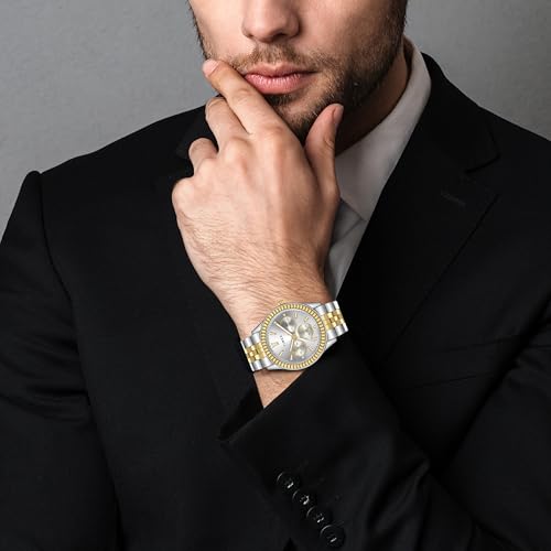 Image of TIMEX Analog Watch for Unisex with Silver-Tone Round Dial & Multicolor Stainless Steel Bracelet Band Water Resistant Unisex Wrist Watches - TW0PRE001