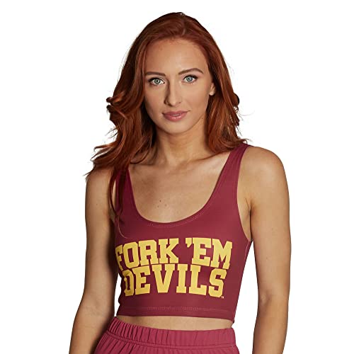 Image of Lojobands Women's College Gameday Outfit Tank Top Tailgate Crop Top One Size Fits Most