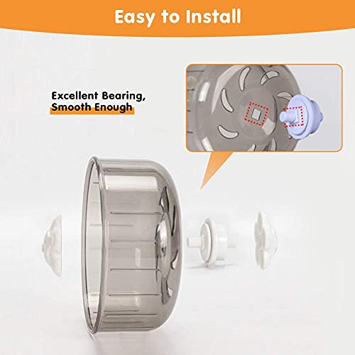 Hamster Loopwiel, 13cm Hamsterwiel Klein Huisdier Hamster Oefenwiel Stil Plastic Hardloopspeelgoed voor Kleine Dieren Hamster Gerbil Cavia - Image 5