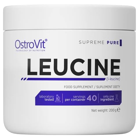 L - Leucine Powder Leucine Pure 200g OstroVit Cover