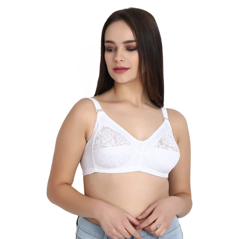Image of Women Net Non-Padded Wire Free Regular Bra