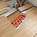 XLWLLNJ 20 Pieces Flooring Spacers, Laminate Wood Flooring Tool,Waterproof,Floor Installation Tool,for Engineered Hardwood, Laminate, Orange
