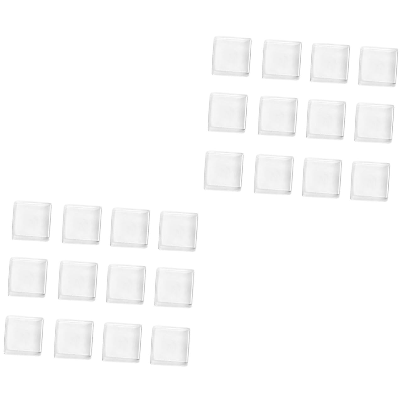 48 Magnets Blancs pour Réfrigérateur TOPBATHY Aimants de Fixation Cuisine et Bureau