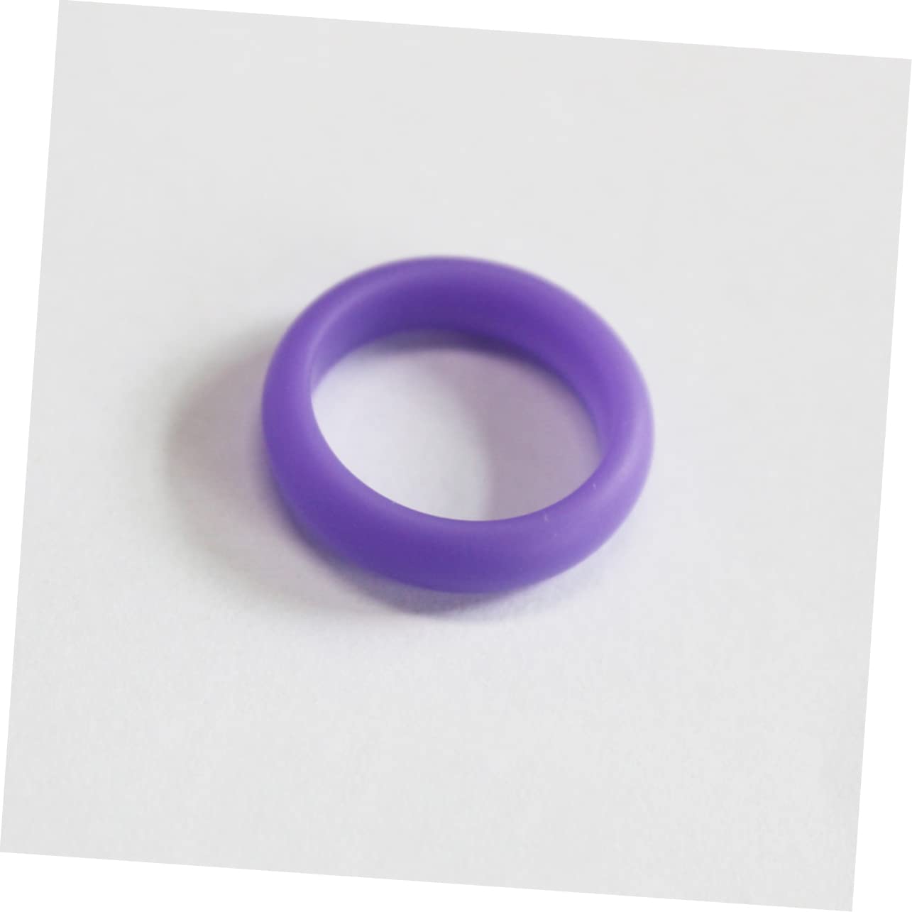 HANABASS 6pcs Silicon Ring for Women Comfortable Durable Rubber Ring for Wedding Sports Travel Random Color