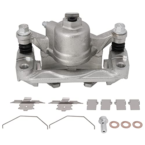 Image of SCITOO 18B4644 Rear Left Disc Brake Caliper With Bracket Silver | Fit For Buick,For Chevrolet,For Oldsmobile,For Pontiac Models - For Allure 2008-2009,For Century 2004-2005 1PC