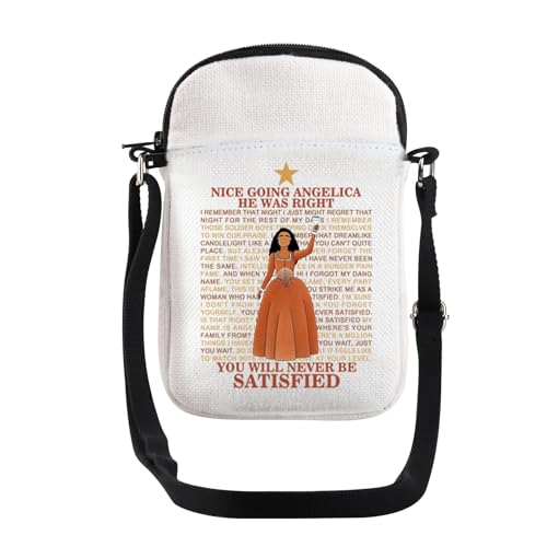 JYTAPP H Musical Crossbody Bag You Will Never Be Satisfied Crossbody Purse American H Musical Lovers Gifts