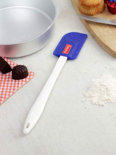 Image of HAZEL Big Silicon Spatula with Plastic Handle, Blue