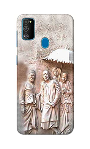 Image of Printed Hard Back Cover Case for Samsung Galaxy M30s Back Cover (Sai Baba) -1803
